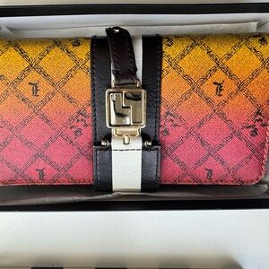 L.A.M.B. Multicolor Wallet with Black Strap